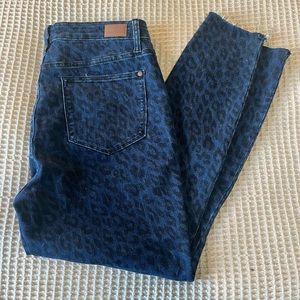 Judy Blue leopard print jeans